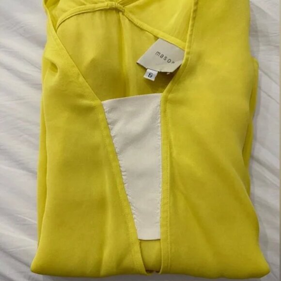 MASON | Chiffon Color Block Top - Picture 3 of 9